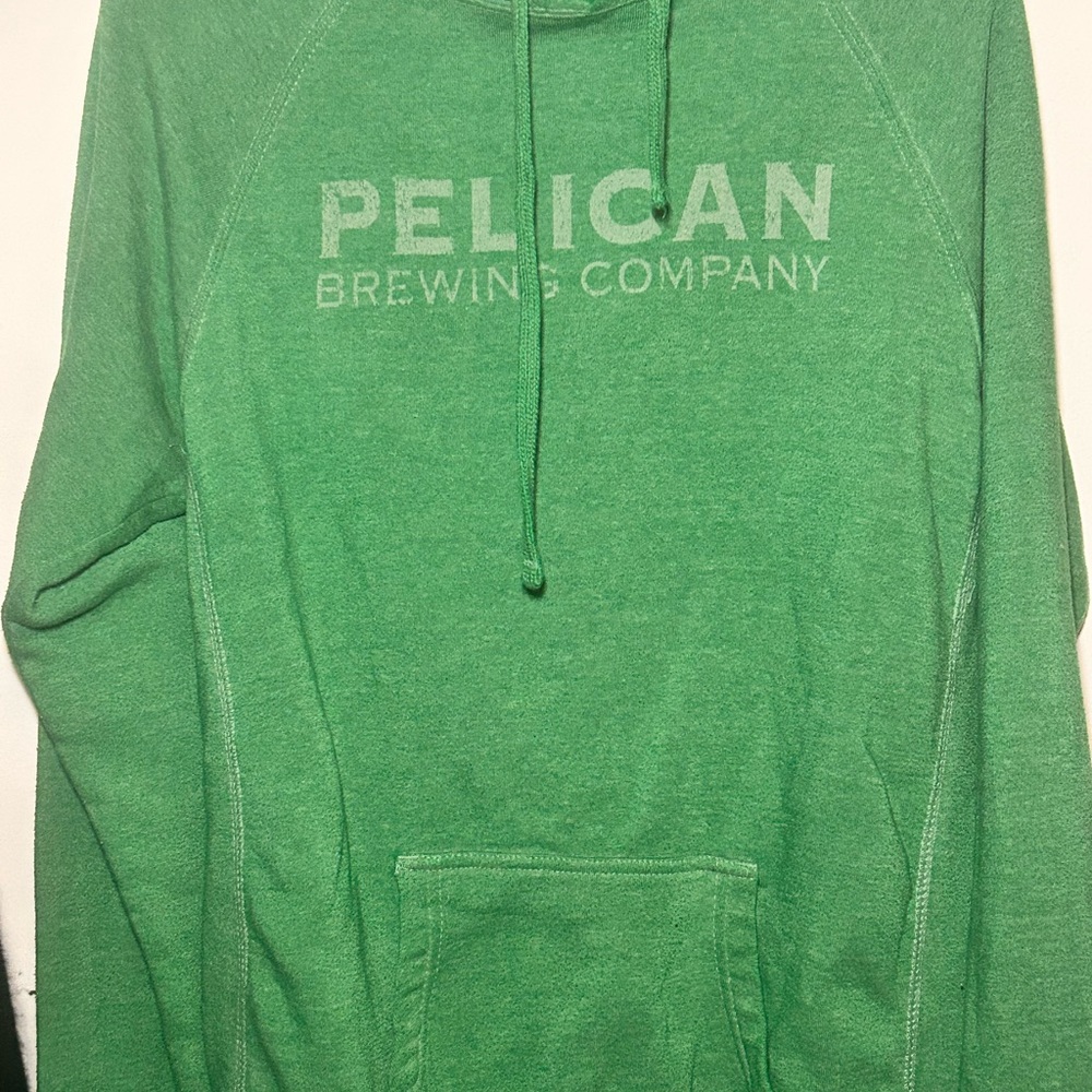 Large Hoodie Pelican Brewing Company Green